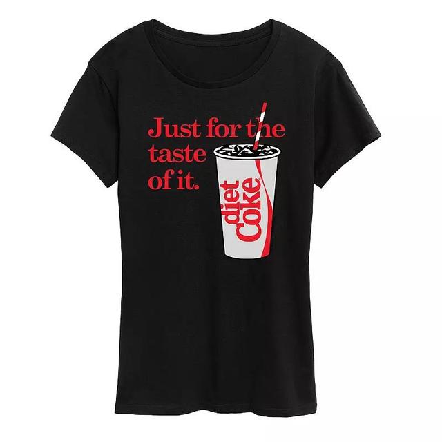 Womens Diet Coke For The Taste Of It Graphic Tee Product Image