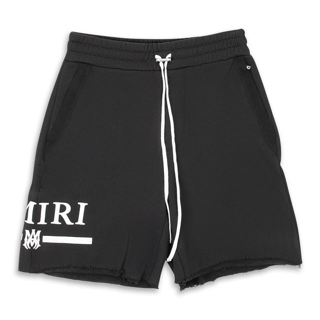 Logo Printed Drawstring Shorts In Black Product Image