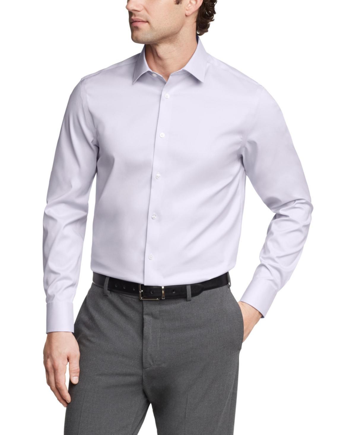 Men's Refined Cotton Stretch Regular Fit Dress Shirt Product Image