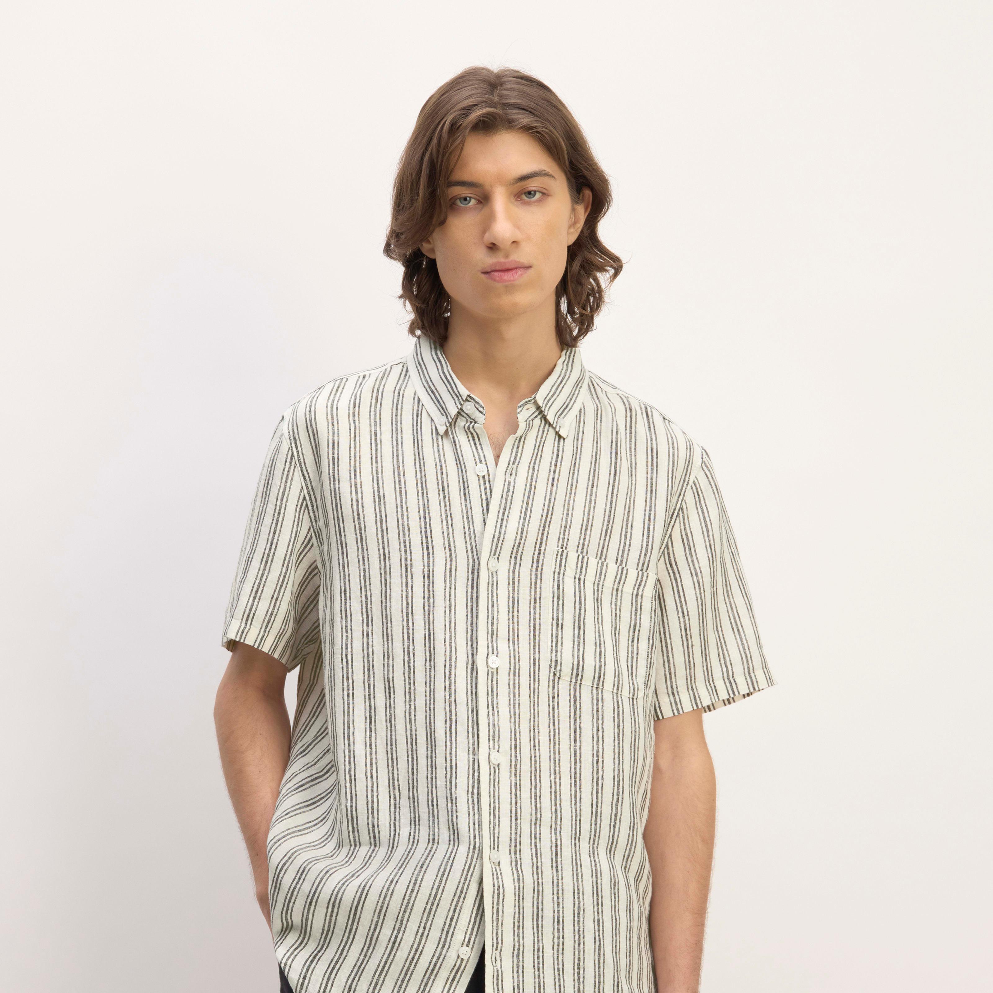 The Linen Short-Sleeve Standard Fit Shirt Product Image