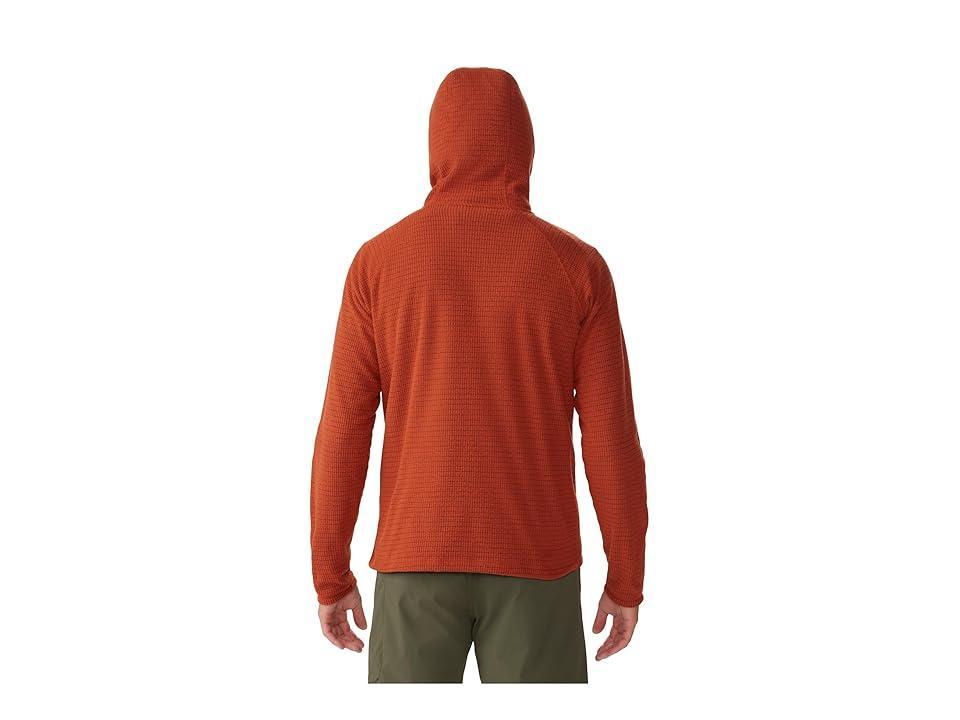 Mountain Hardwear Summit Grid Hoody (Dark Copper) Men's Clothing Product Image