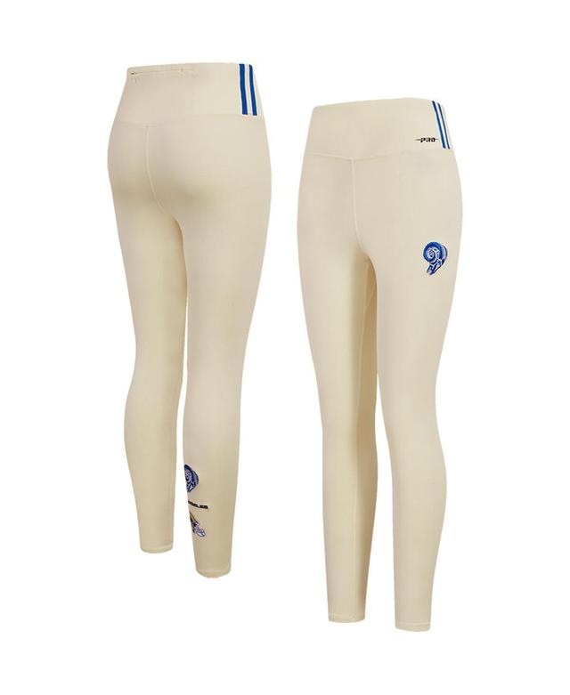 Womens Pro Standard Cream Los Angeles Rams Retro Classic Jersey Leggings Product Image