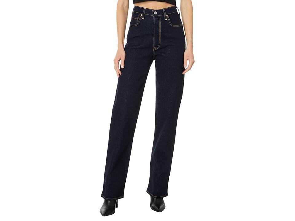 Levi's(r) Premium Ribcage Full Length Jeans (Small Course) Women's Jeans product image