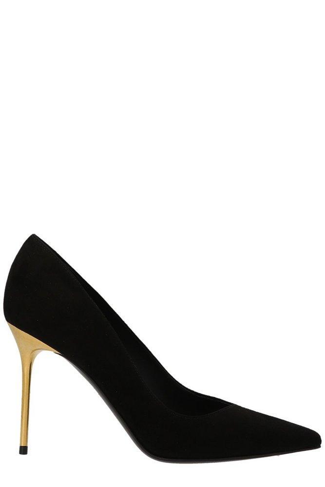 pointed-toe stiletto-heel pumps Product Image