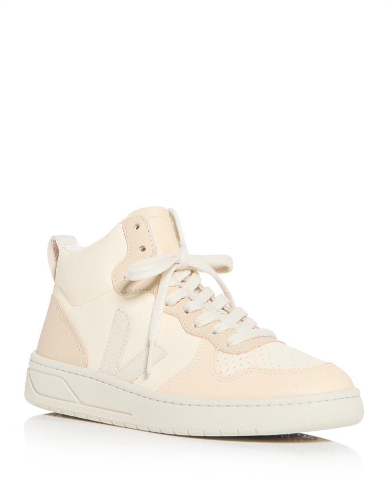 Veja Womens V-15 Mid Top Sneakers Product Image