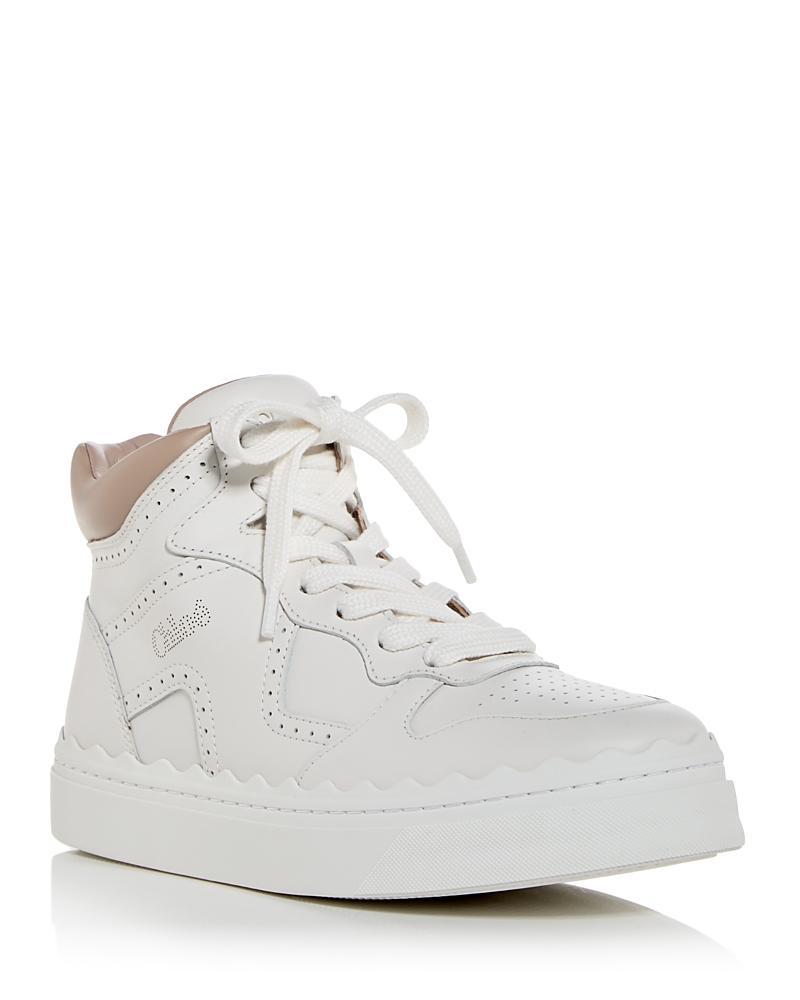 Chloe Womens Lauren High Top Sneakers Product Image