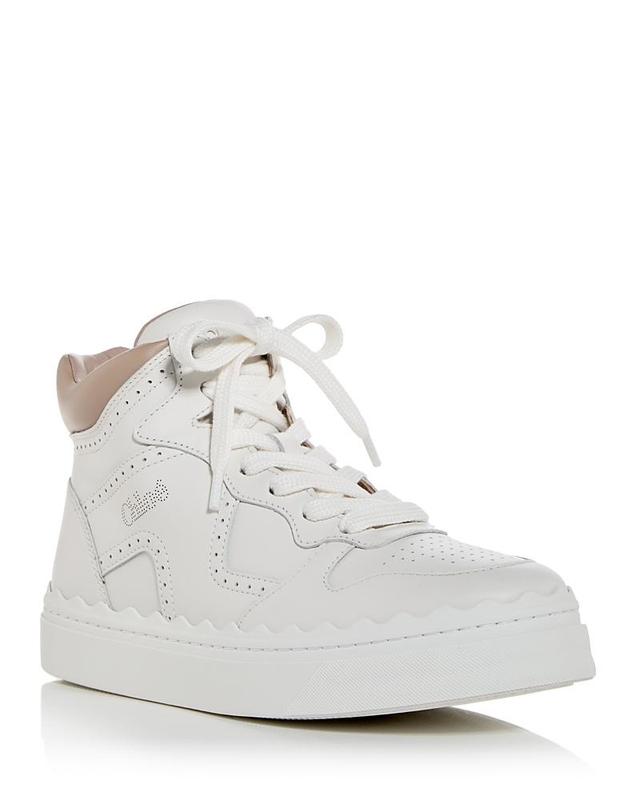 Chloe Womens Lauren High Top Sneakers Product Image