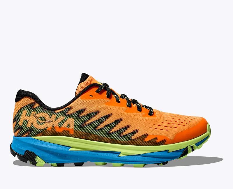 HOKA Mens Torrent 3 Shoes in Solar Flare/Lettuce, Size 10.5 Product Image