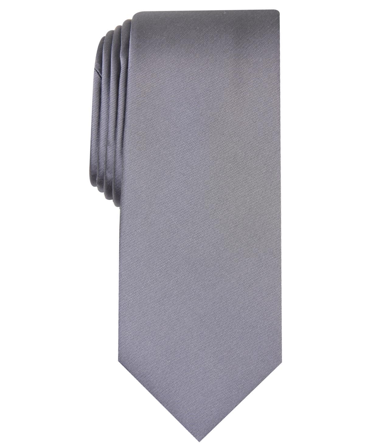 Alfani Mens Solid Texture Slim Tie, Created for Macys Product Image