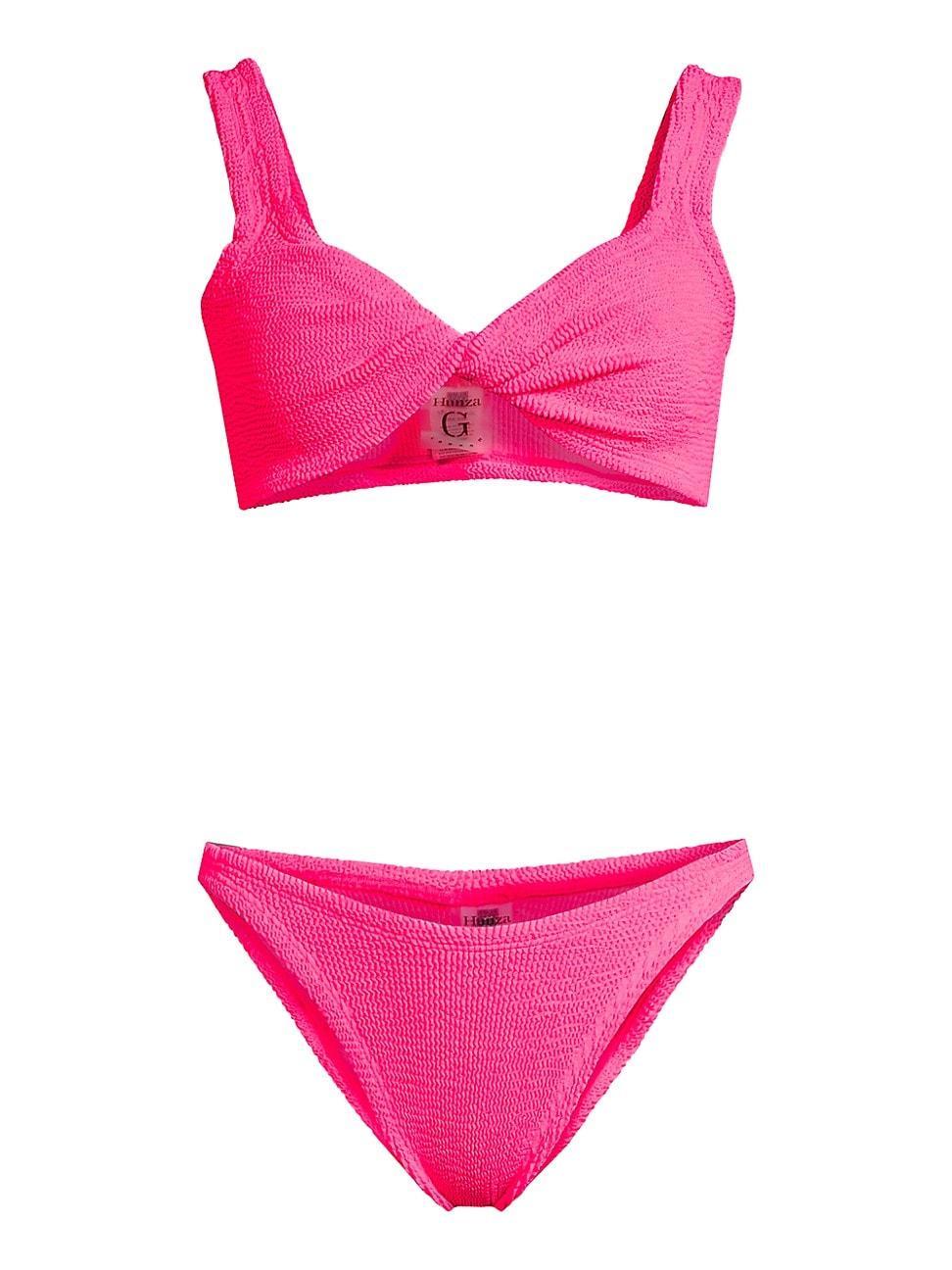 Womens Juno Twisted Two-Piece Bikini Set Product Image