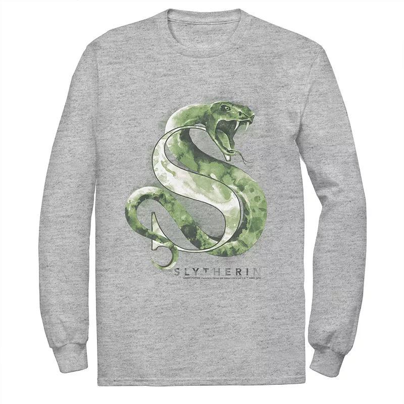 Mens Harry Potter House Slytherin Watercolor Tee Product Image