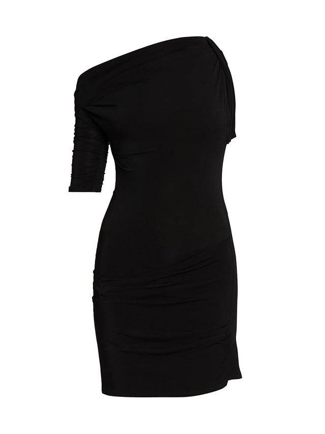 Womens Drapeado Jersey Minidress Product Image