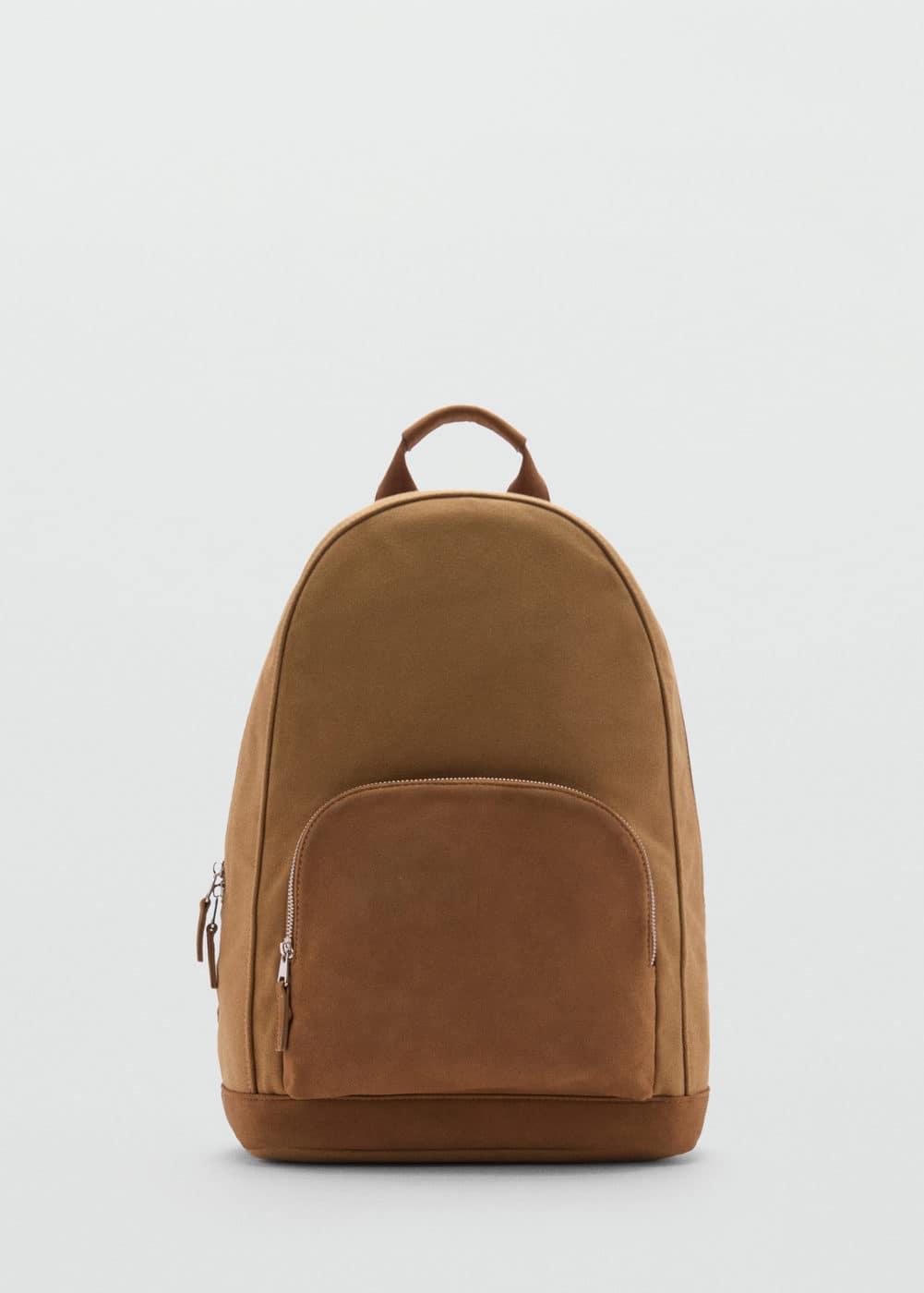 MANGO MAN - Canvas mixed backpack - One size - Men Product Image