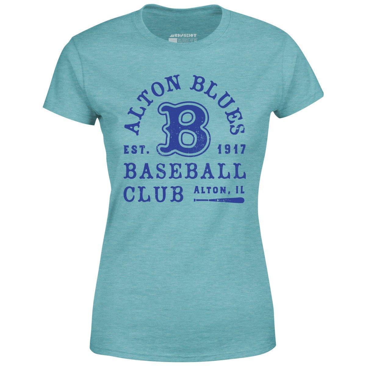 Alton Blues - Illinois - Vintage Defunct Baseball Teams - Women's T-Shirt Female Product Image