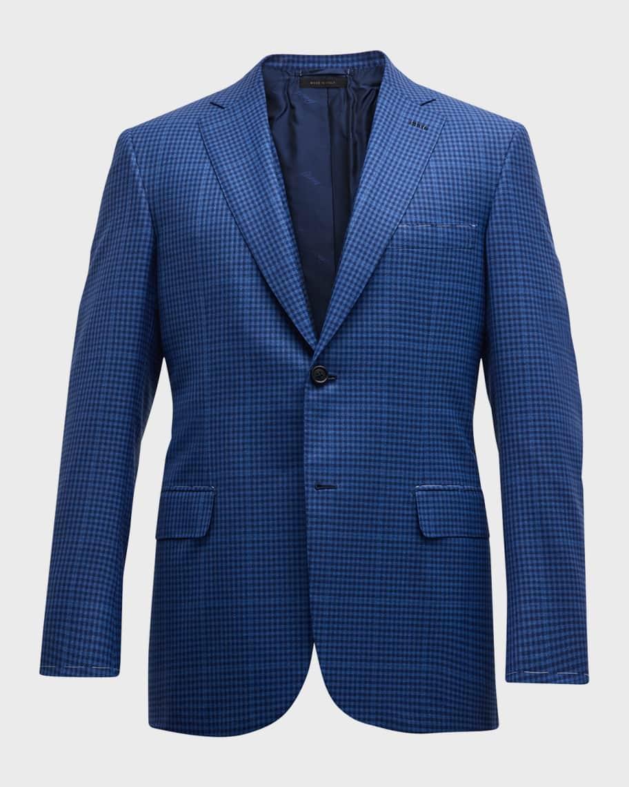 Men's Windowpane Overcheck Sport Coat Product Image