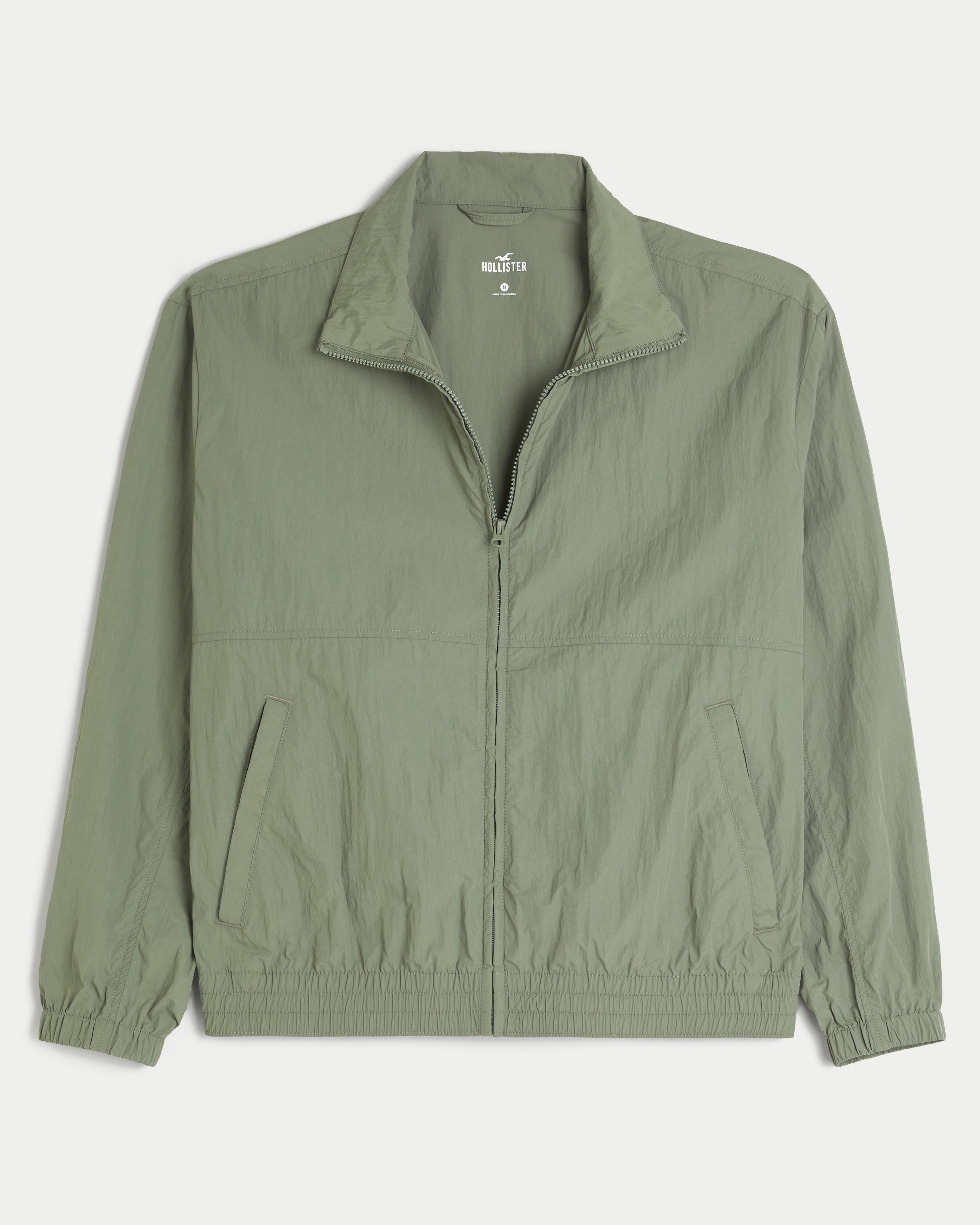 Zip-Up Nylon Jacket Product Image