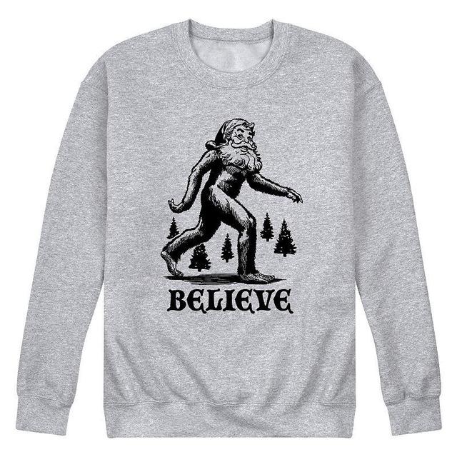 Mens Believe Sweatshirt Athletic Grey Product Image