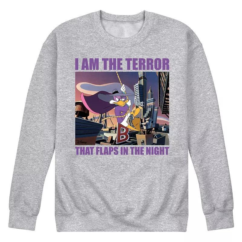 Disneys Darkwing Duck Mens Terror Fleece Sweatshirt Blue Product Image