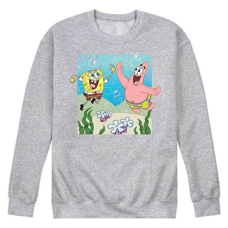 Mens Nickelodeon SpongeBob SquarePants High Five Fleece Sweatshirt Product Image