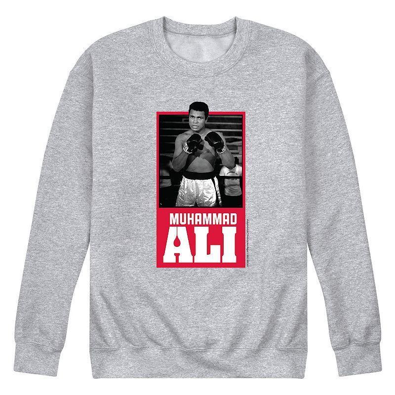 Mens Muhammad Ali Sweatshirt Athletic Grey Product Image