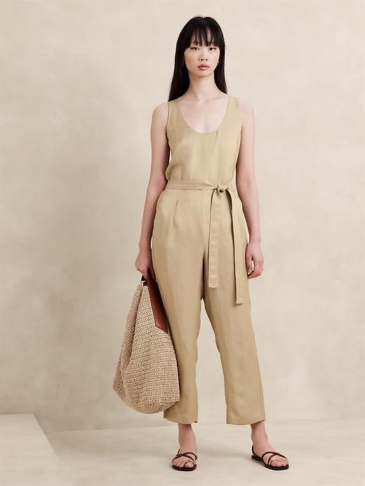 Viscose-Linen Jumpsuit Product Image