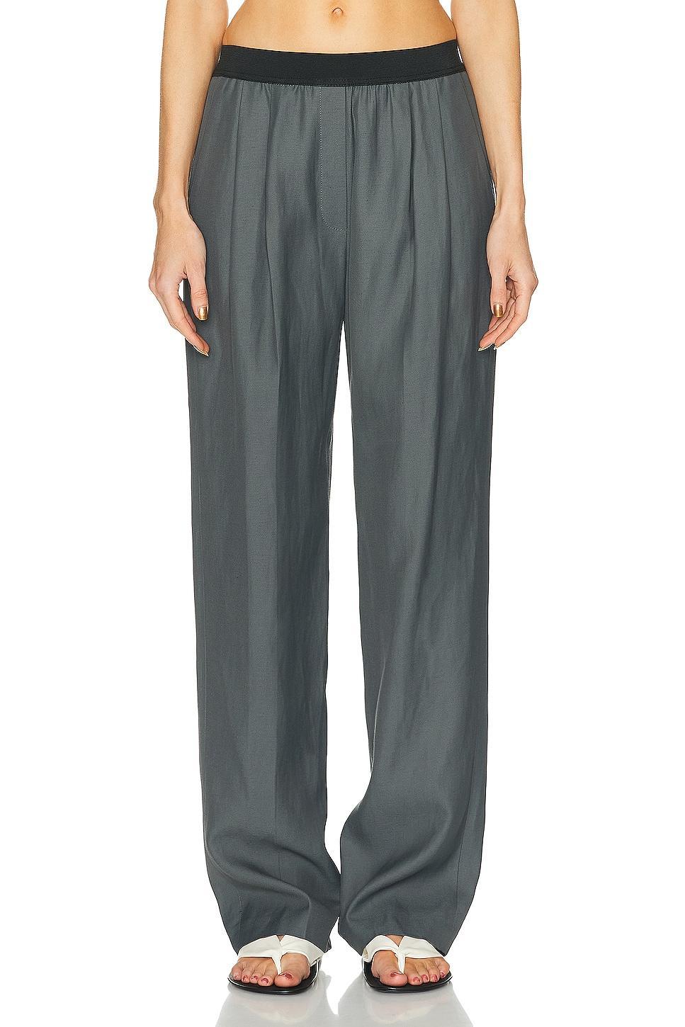 Loulou Studio Takoroa Pant Grey. (also in ). Product Image