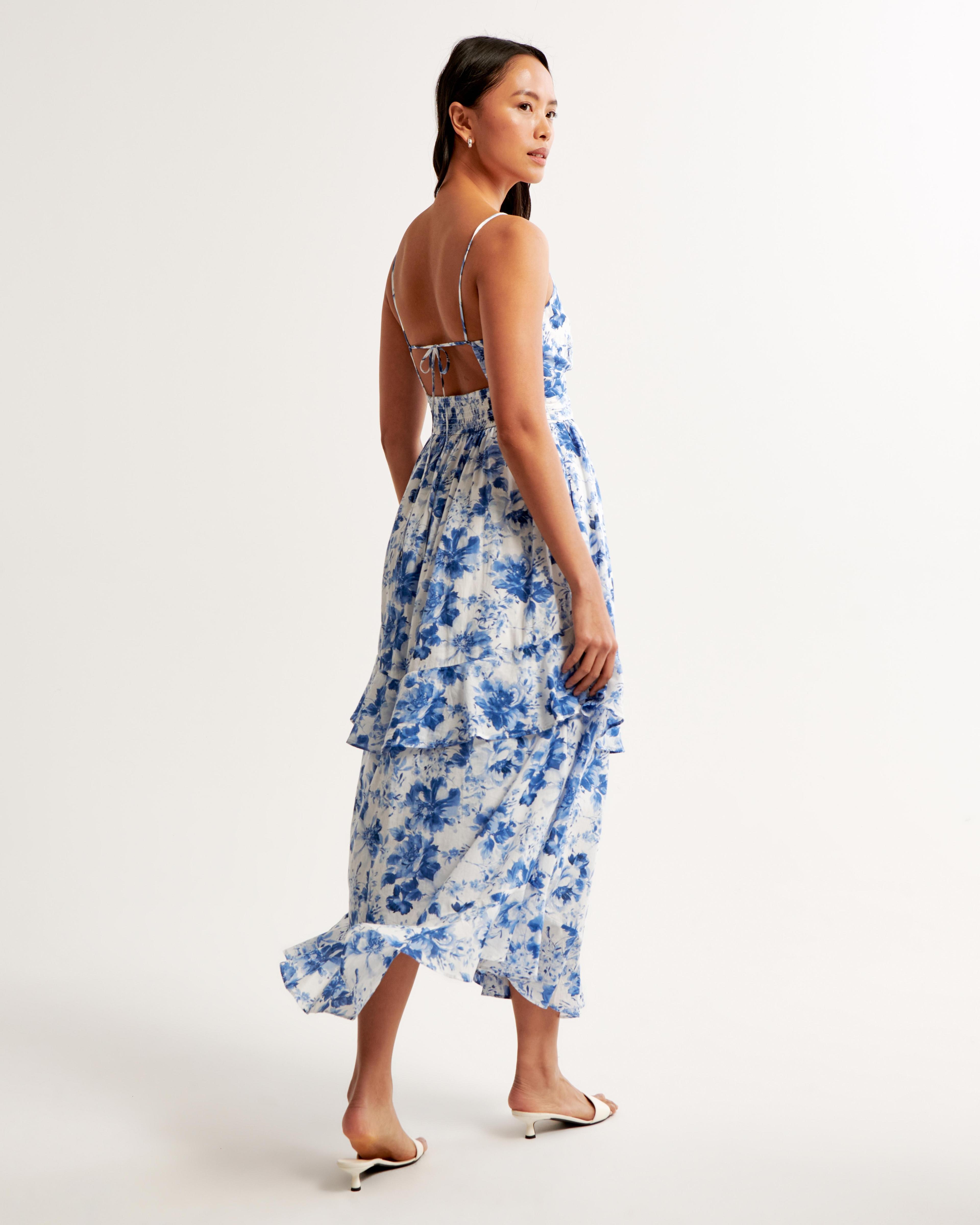 Tiered Ruffle Maxi Dress Product Image