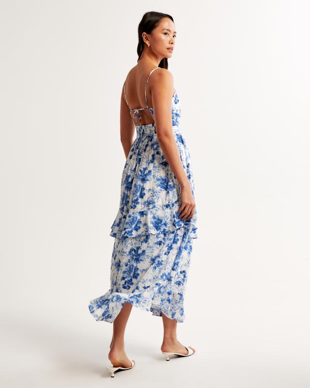 Tiered Ruffle Maxi Dress Product Image