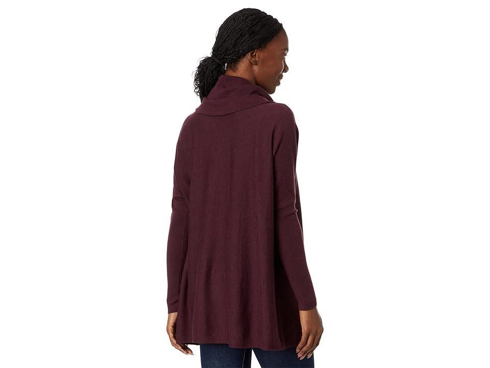 Smartwool Edgewood Poncho Sweater (Eggplant Heather) Women's Clothing Product Image