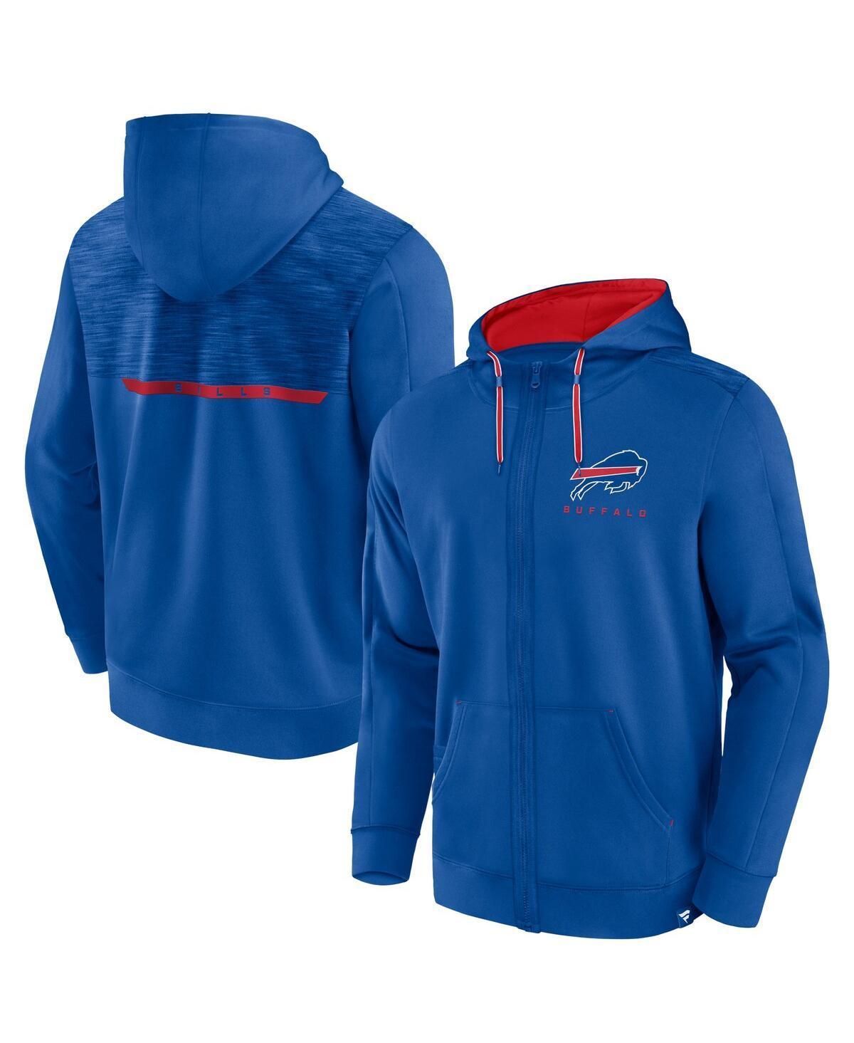 Mens Fanatics Royal Buffalo Bills Defender Evo Full-Zip Hoodie Product Image