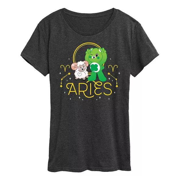 Womens Care Bears Aries Graphic Tee, Girls Heather Grey Product Image