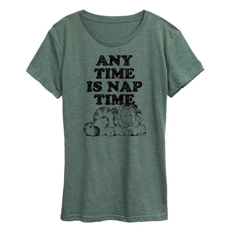 Womens Garfield Nap Sketch Graphic Tee, Girls Product Image