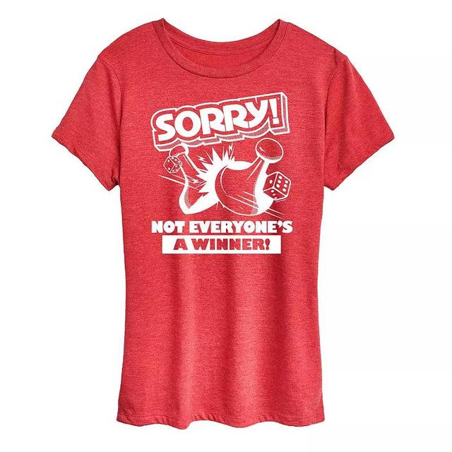 Womens Sorry Not Everyones A Winner Graphic Tee by Hasbro Product Image