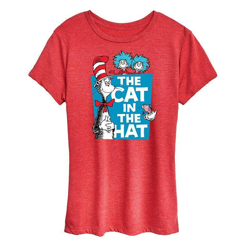 Womens Dr. Seuss Cat In The Hat Graphic Tee Product Image