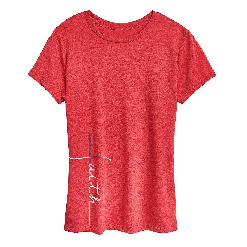 Womens Hamms Rounded Logo Graphic Tee Grey Red Product Image