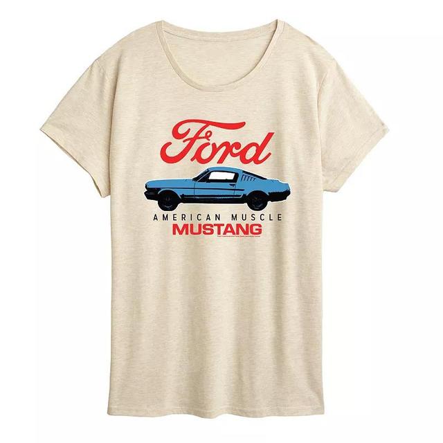 Womens Ford American Mustang Graphic Tee Product Image