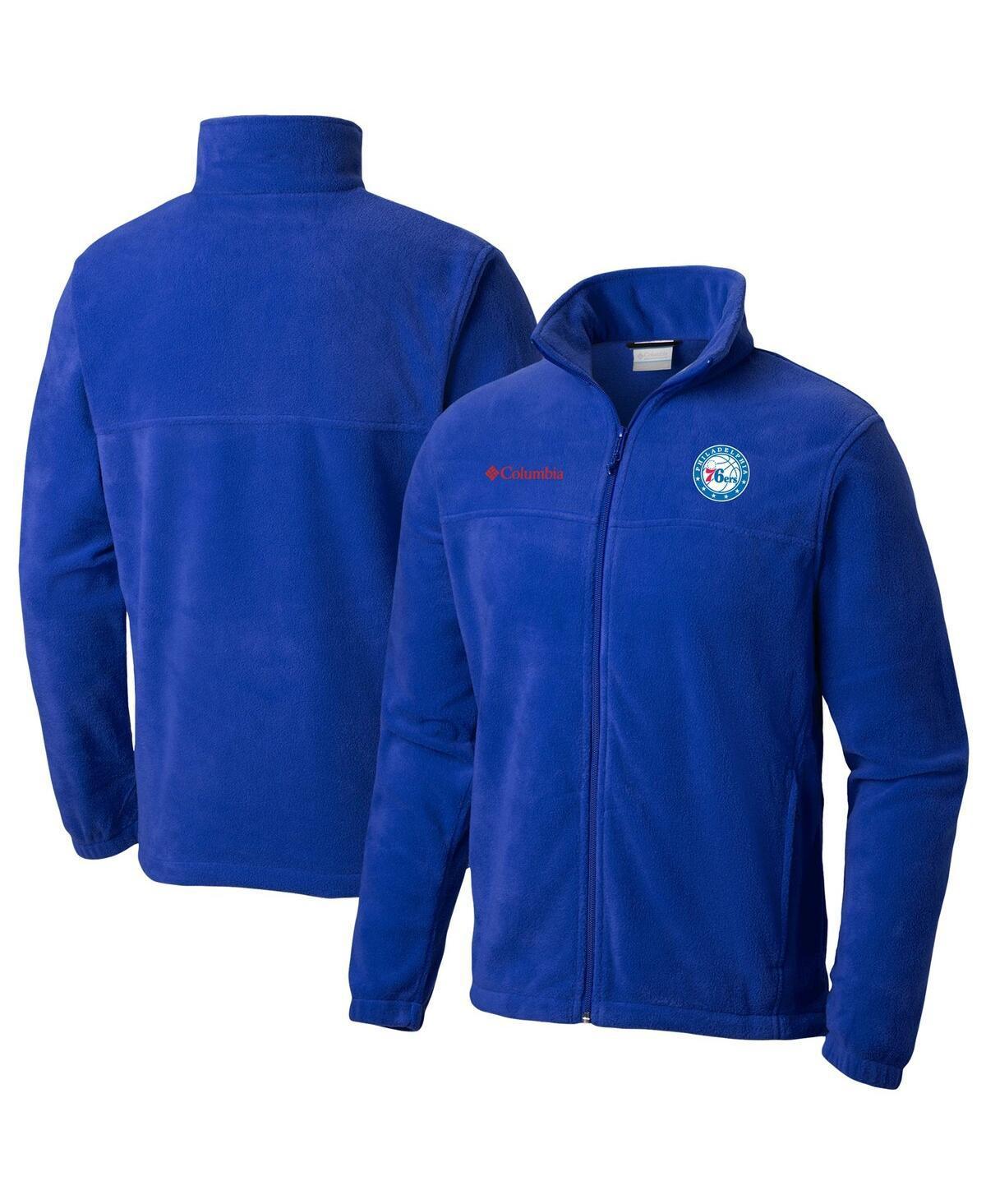 Mens Columbia Atlanta Braves Steens Mountain Full-Zip Jacket Blue Product Image