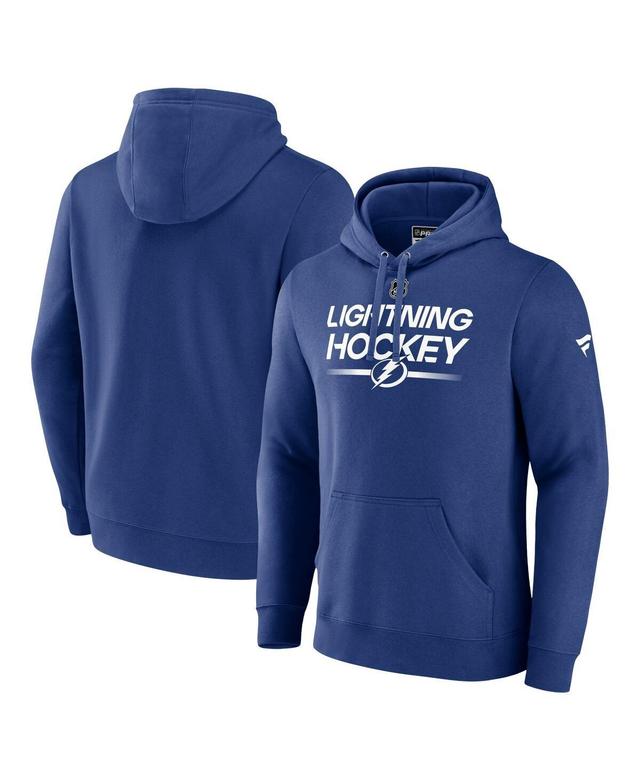 Mens Fanatics Branded Tampa Bay Lightning Authentic Pro Pullover Hoodie Product Image