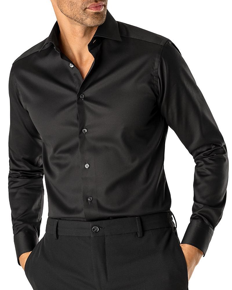 Eton Contemporary Fit Twill Dress Shirt Product Image