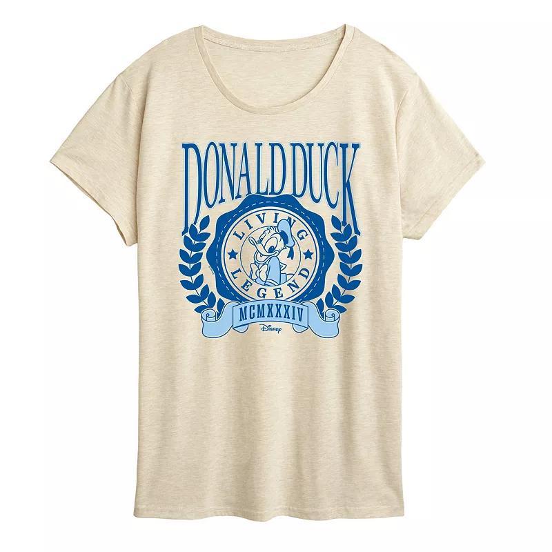 Disneys Donald Duck Womens Collegiate Graphic Tee Product Image