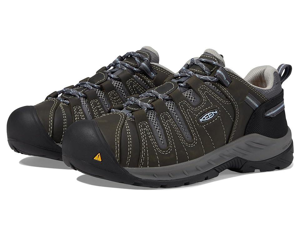 KEEN Utility Flint II (Soft Toe) (Steel Grey/Paloma) Women's Work Boots Product Image