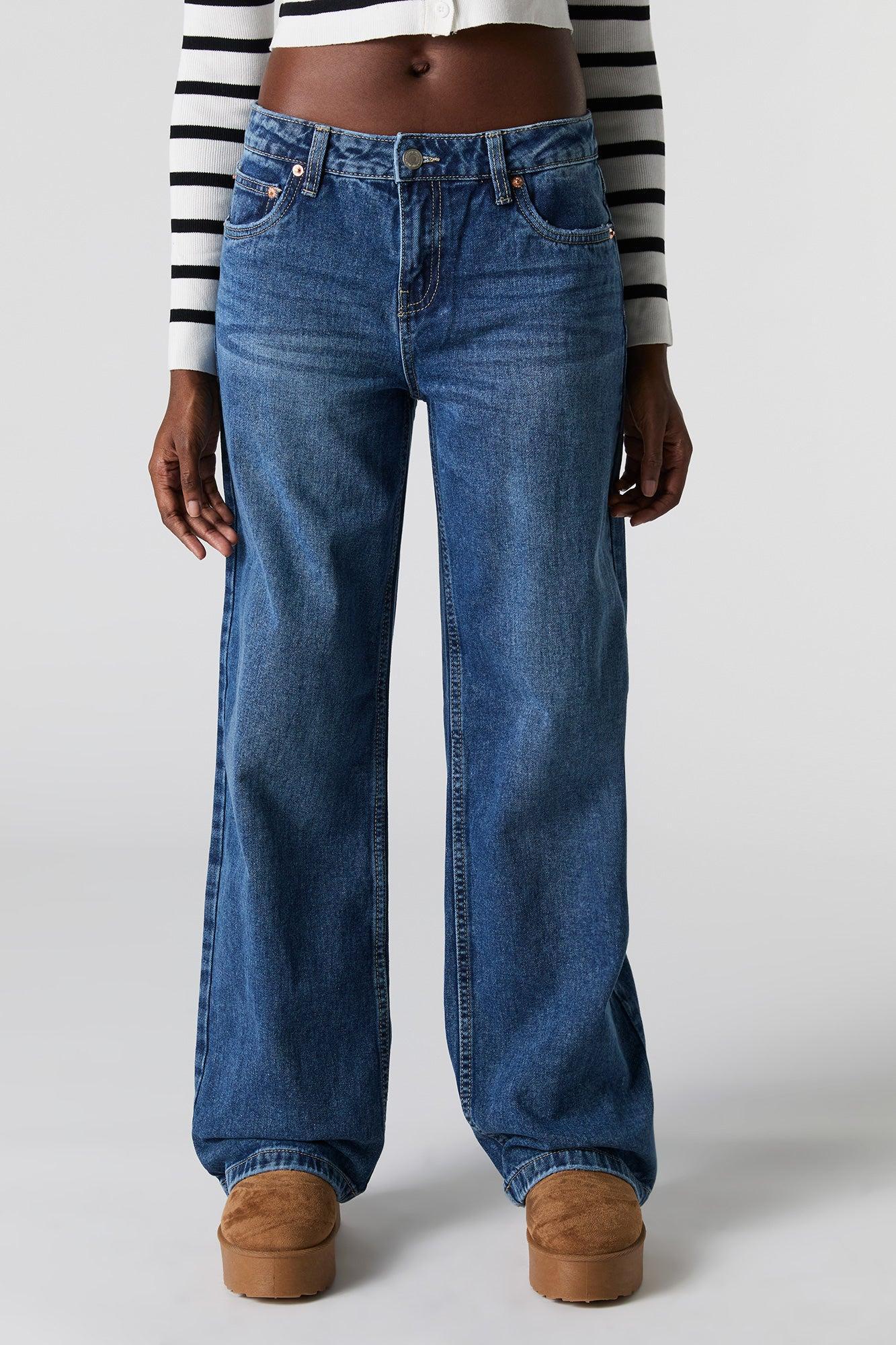 Dark Wash Low Rise Skater Jean Female Product Image