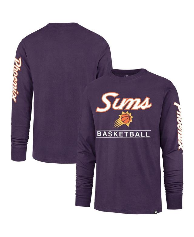 Mens 47 Brand Purple Phoenix Suns 2023/24 City Edition Triplet Franklin Long Sleeve T-shirt Product Image