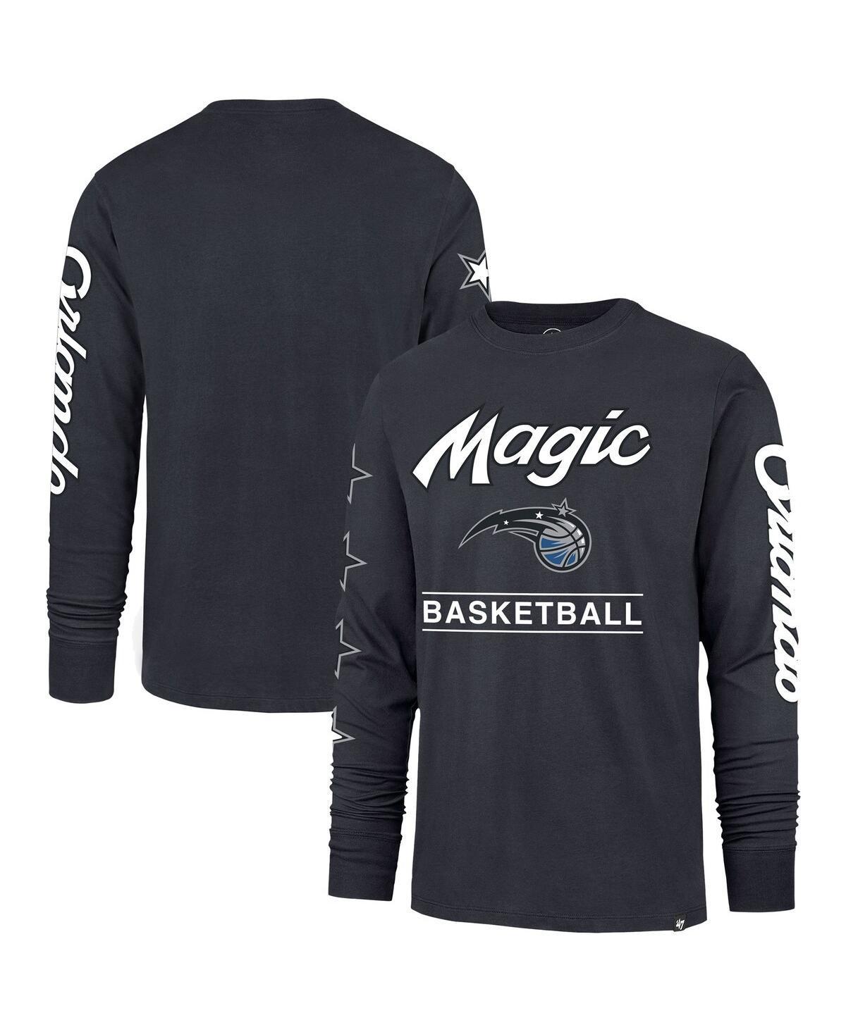 Mens 47 Brand Charcoal Orlando Magic 2023/24 City Edition Triplet Franklin Long Sleeve T-shirt Product Image