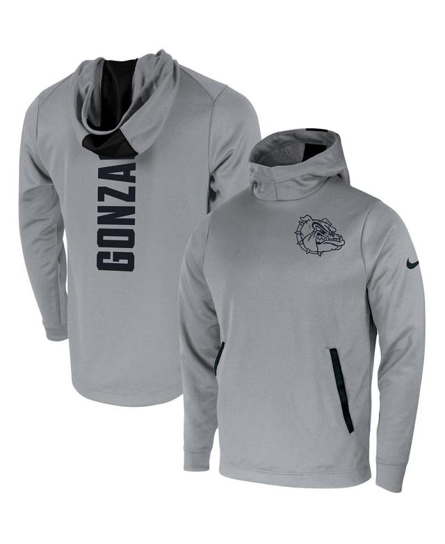 Mens Nike Gray Georgia Bulldogs 2-Hit Performance Pullover Hoodie Product Image