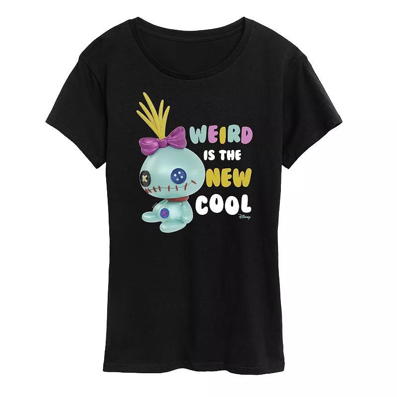 Disneys Lilo & Stitch Womens Weird Cool Graphic Tee Product Image