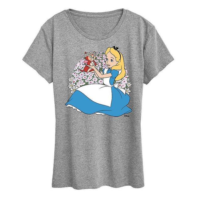 Disneys Alice in Wonderland Alice & Dinah Womens Graphic Tee Product Image