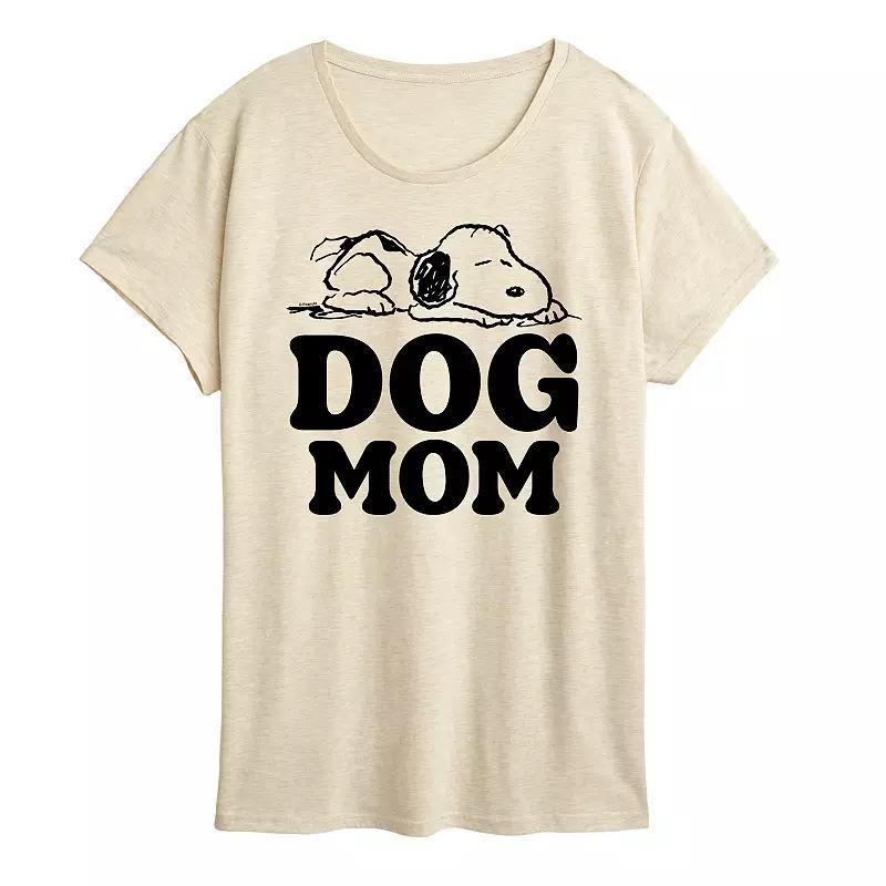 Womens Peanuts Snoopy Dog Mom Graphic Tee Product Image