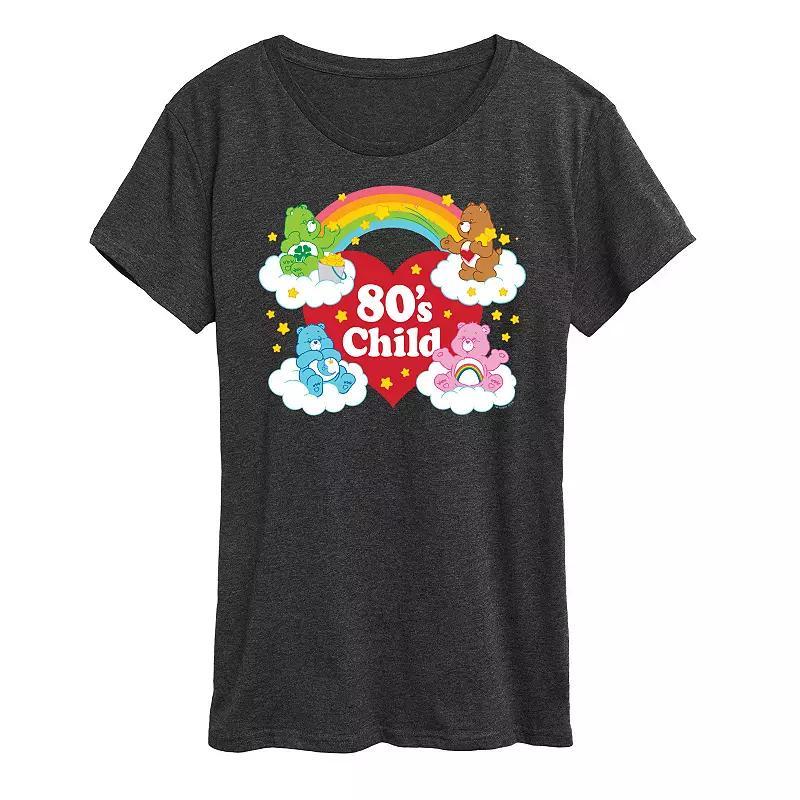 Womens Care Bears 80s Child Graphic Tee, Girls Product Image