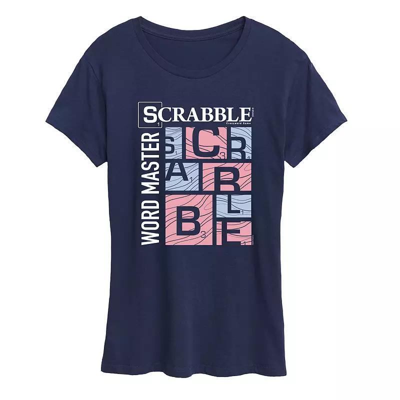 Womens Scrabble Word Master Grid Tee Heather Grey Product Image